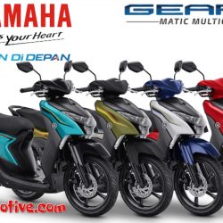 Warna Yamaha Gear 2022 tipe Standar dan S Version