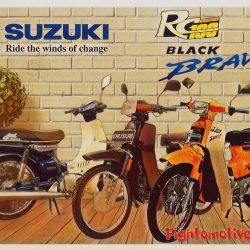 Sejarah Suzuki Bravo RC100, biasa dikenal Jet Cooled