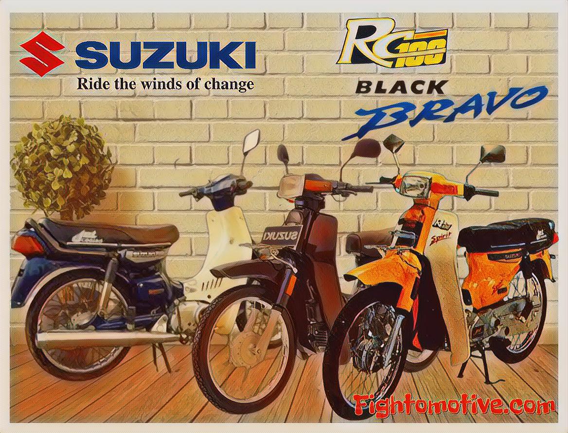 Sejarah Suzuki Bravo Rc100 Biasa Dikenal Jet Cooled