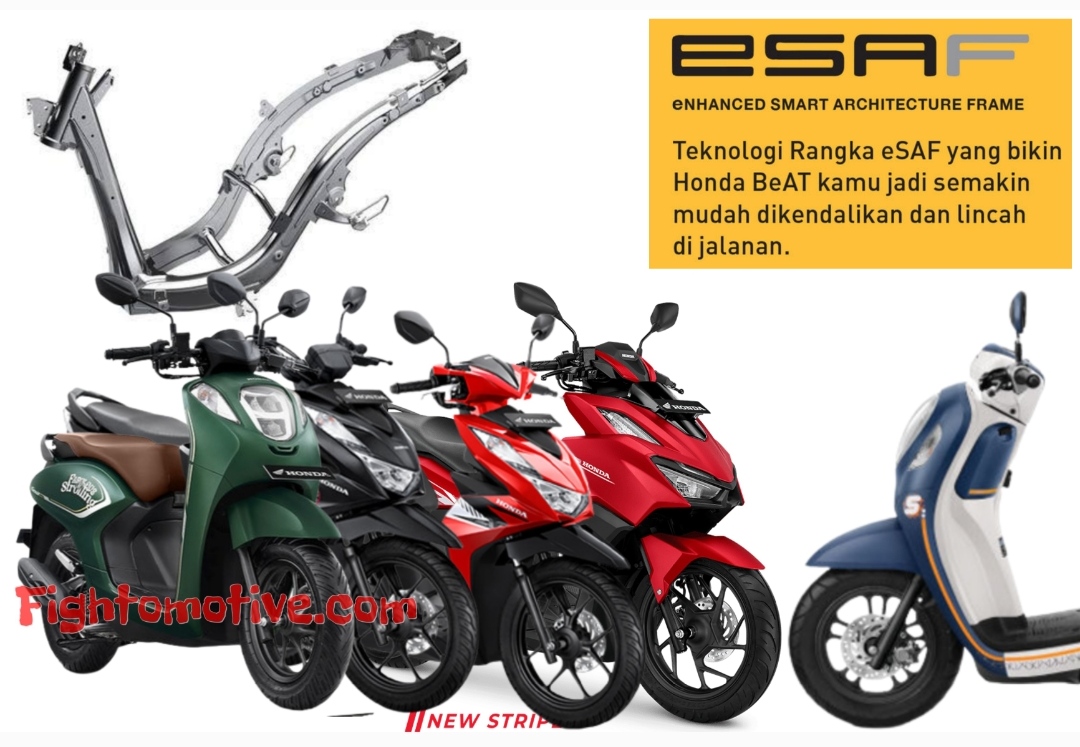 Skutik Honda Rangka ESAF, Ini Daftarnya - Fightomotive.com